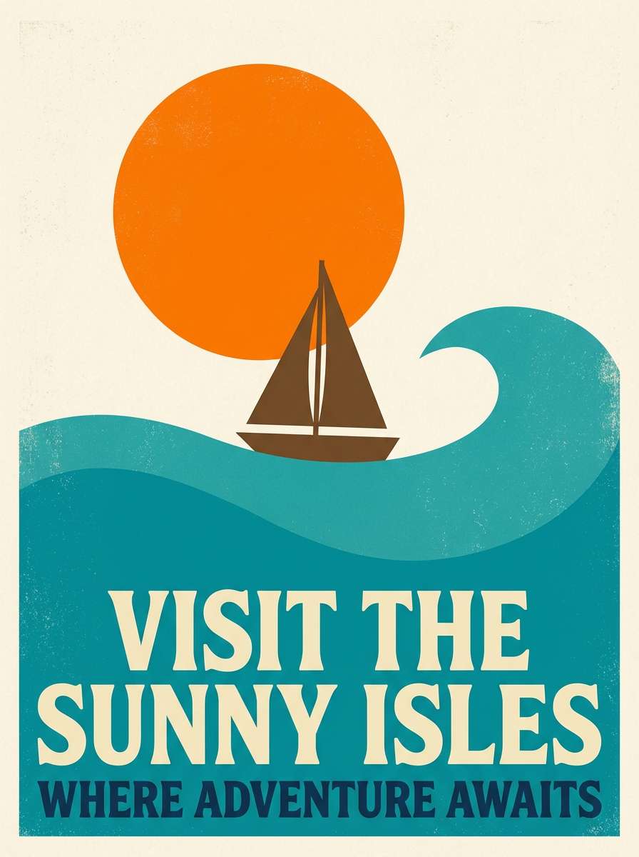 vintage travel poster