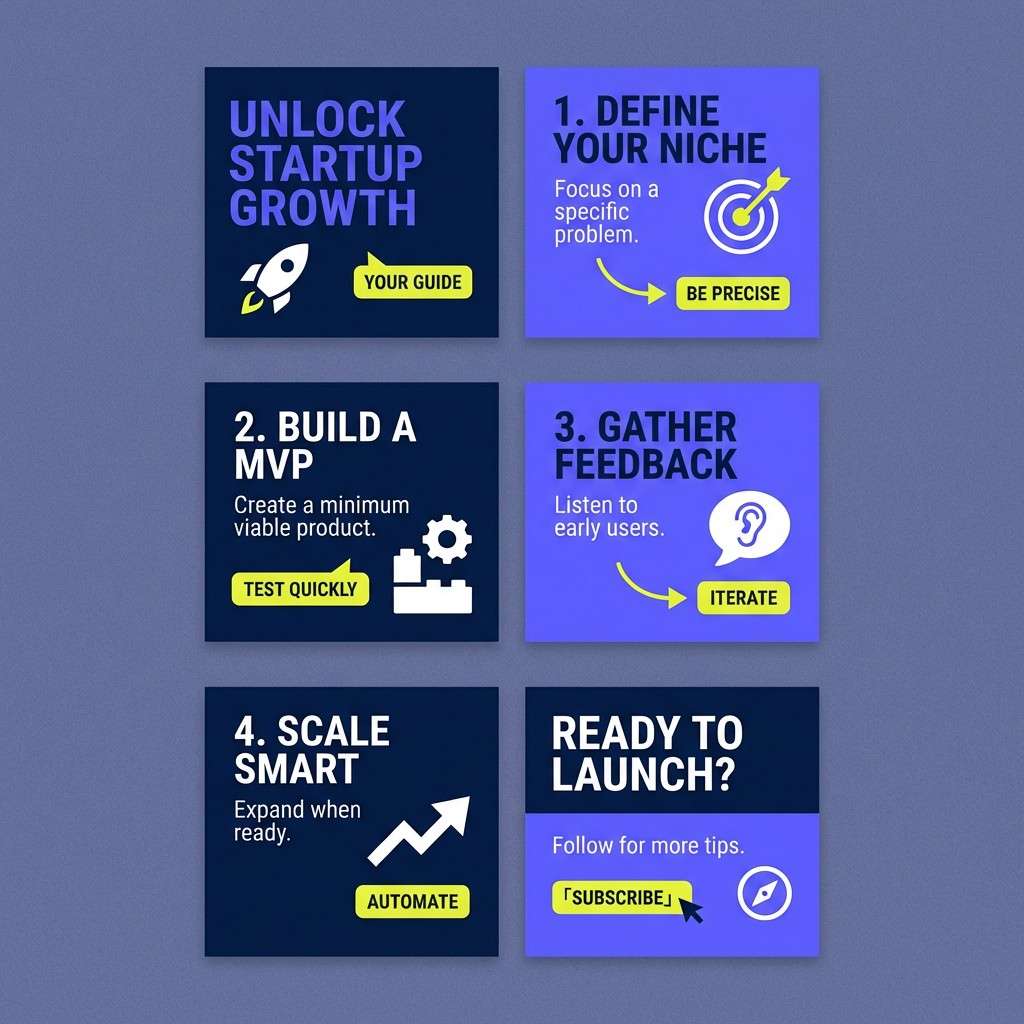 startup carousel slides