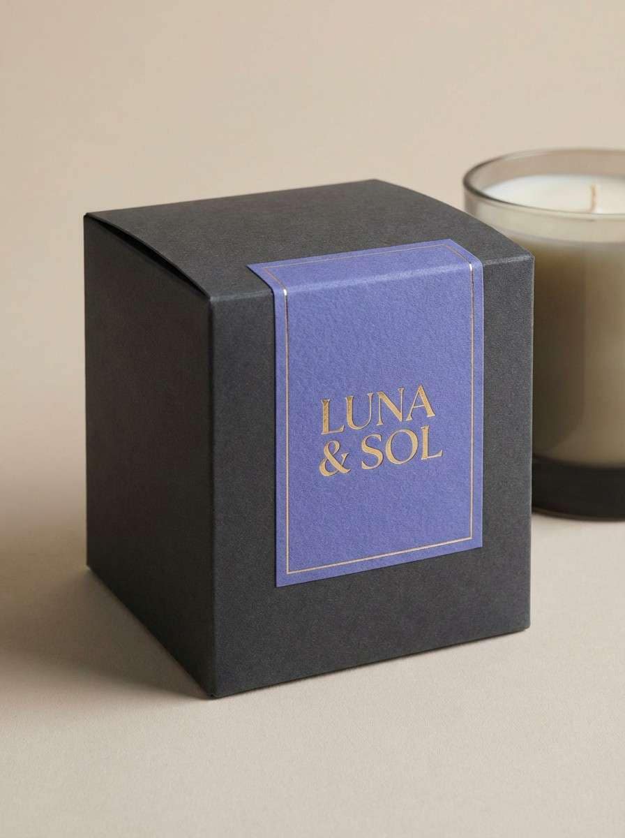 premium candle packaging