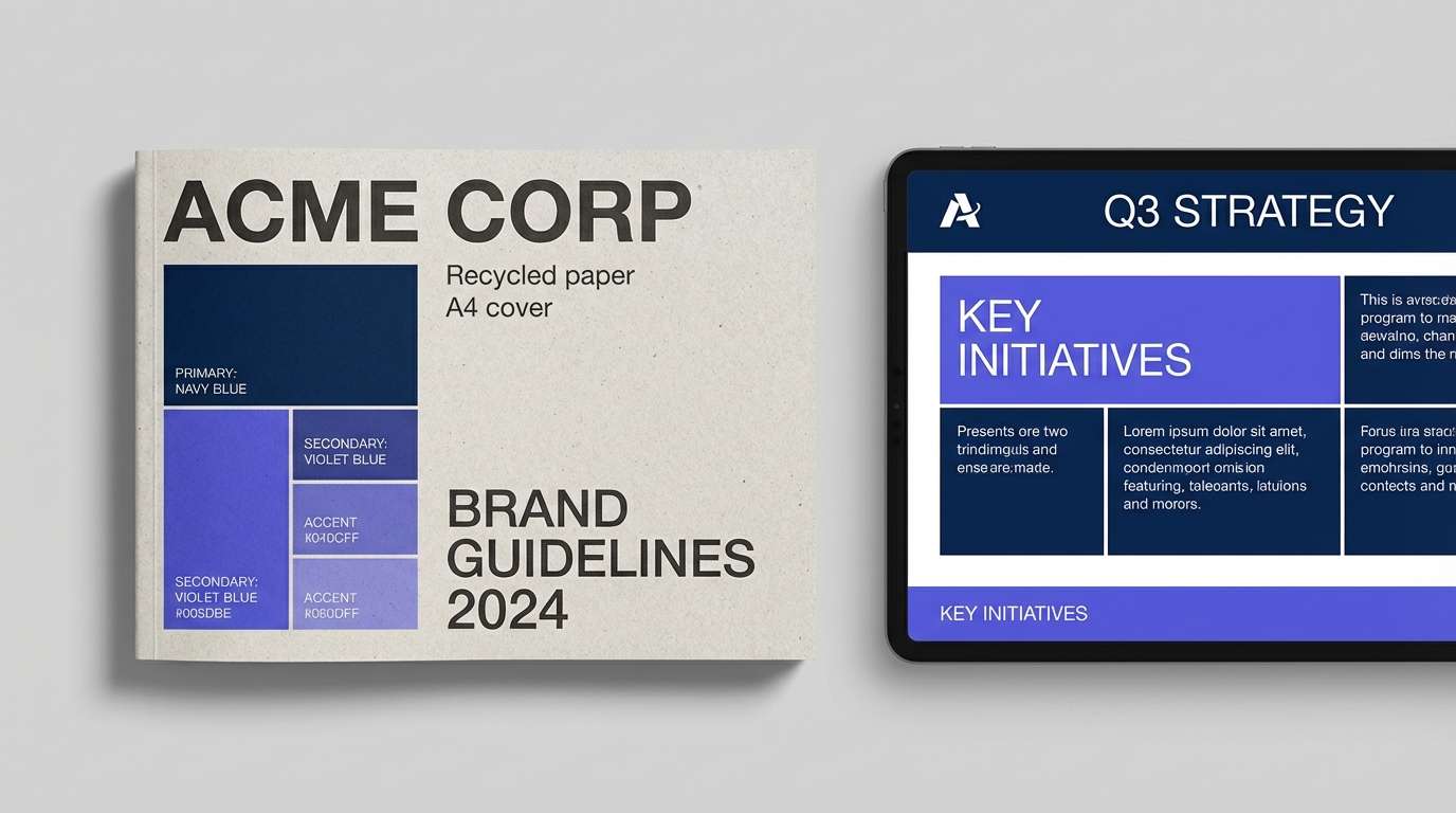 brand guideline slides