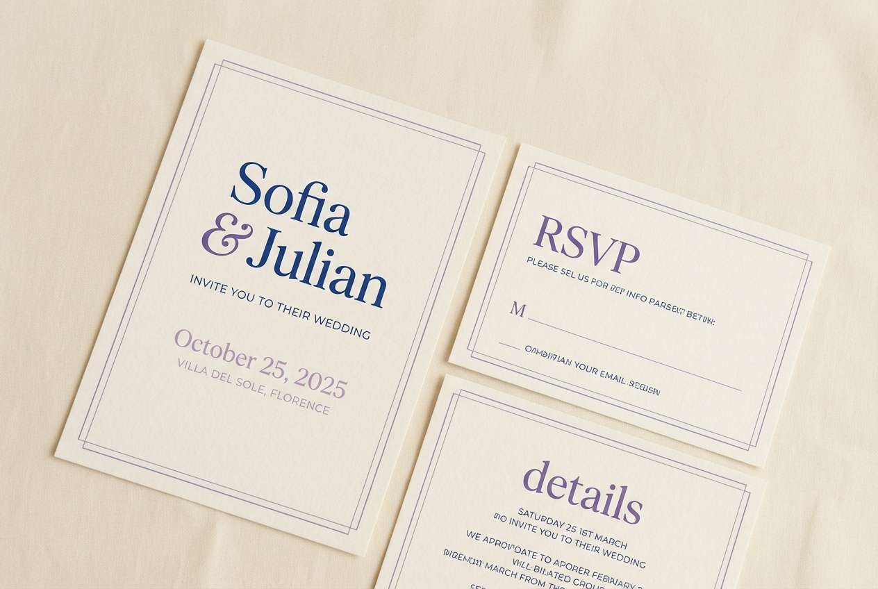 wedding invitation design