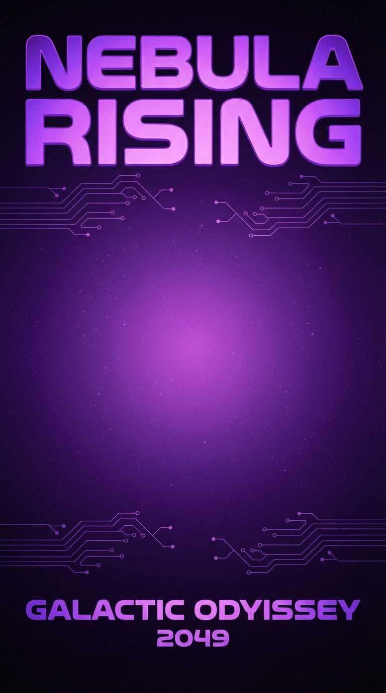 cosmic violet album poster