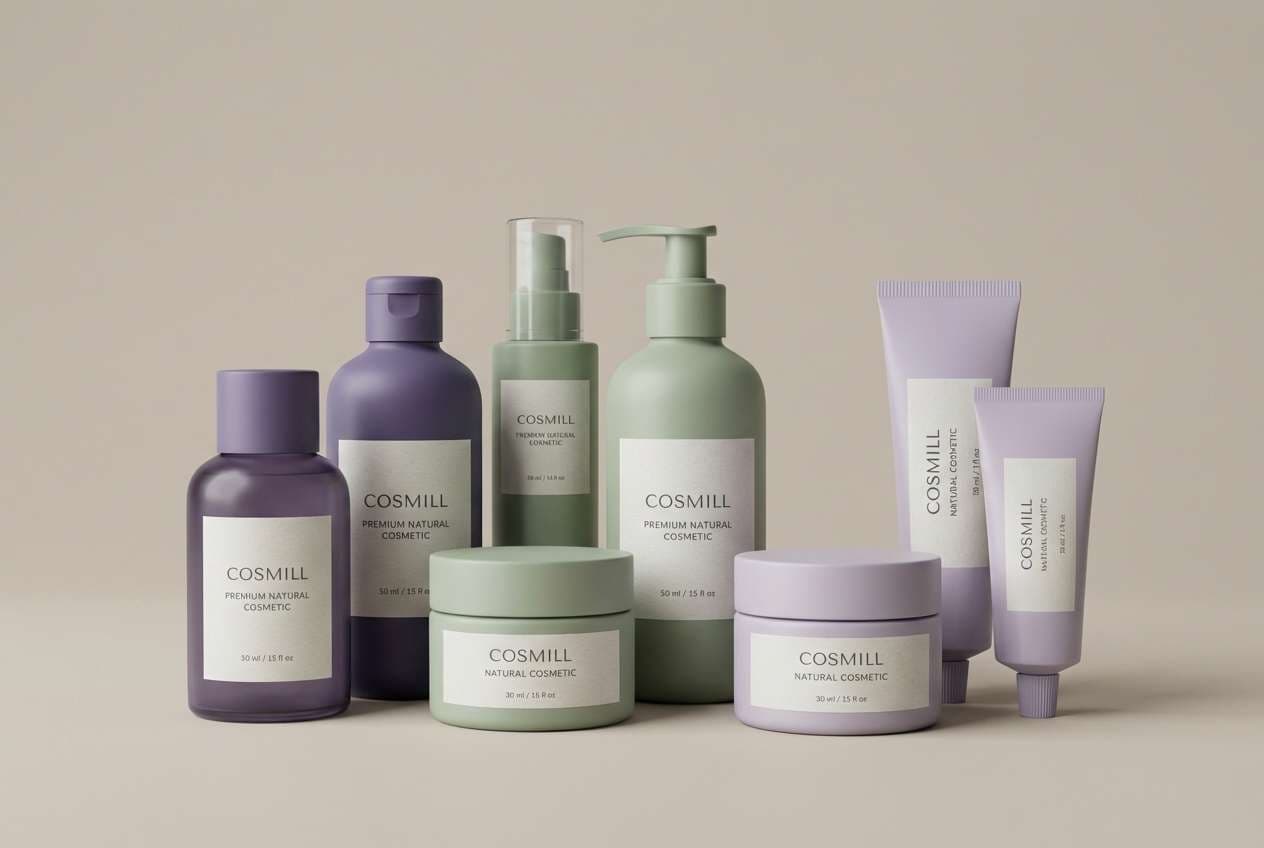 violet sage cosmetics packaging