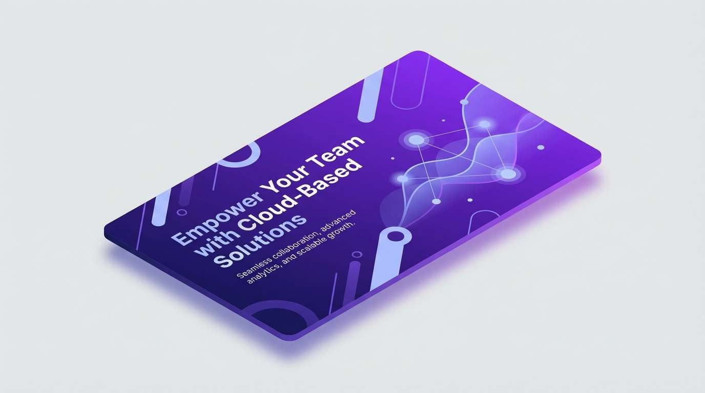 tech violet saas hero