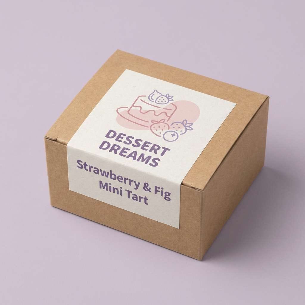 candy violet dessert packaging