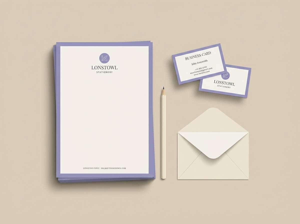 iris cream stationery set
