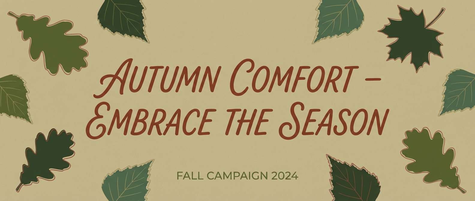 fall campaign banner design