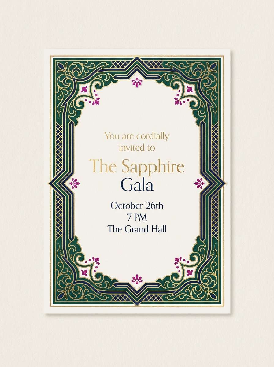 luxury event invitation