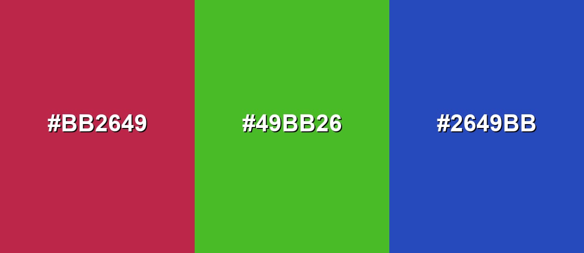 triadic combinations of viva-magenta-color