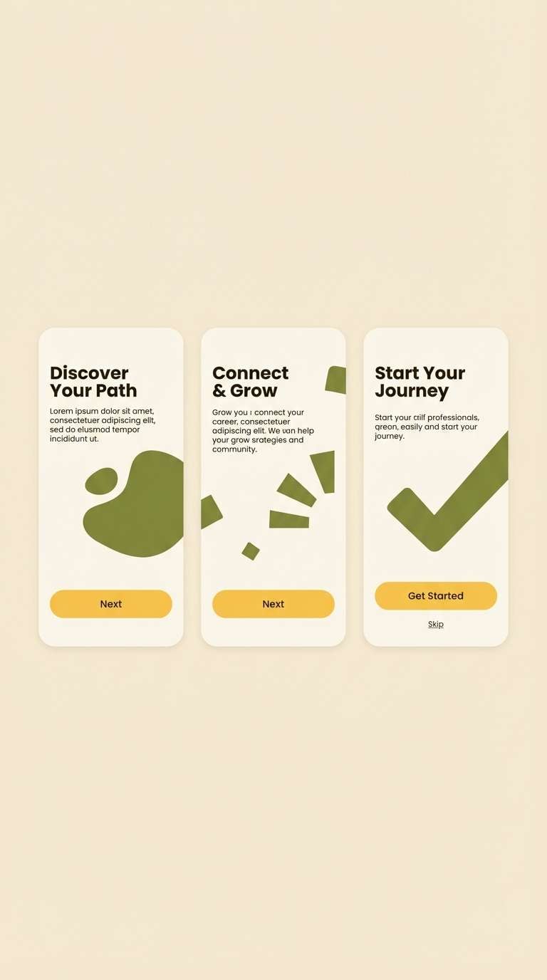 onboarding ui screens