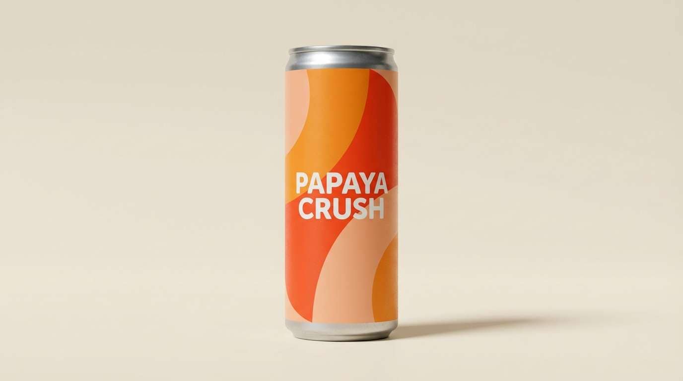 summer drink ad visual