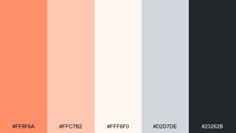 warm minimal brand kit color palette with hex codes