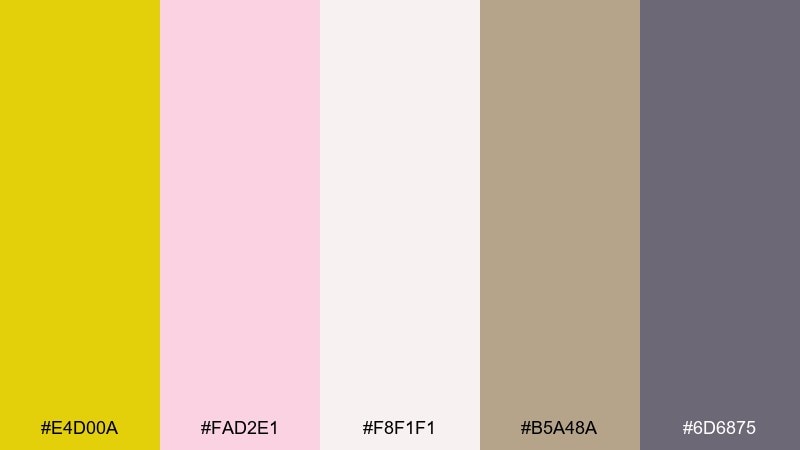 warm quartz citrine color palette with hex codes