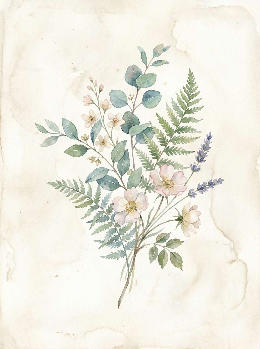 watercolor botanical art