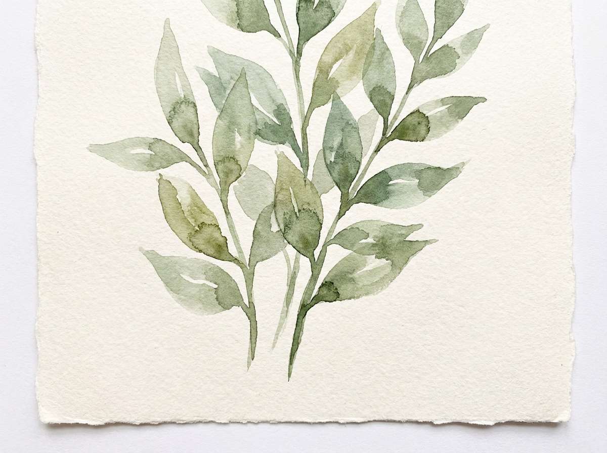 watercolor botanical header