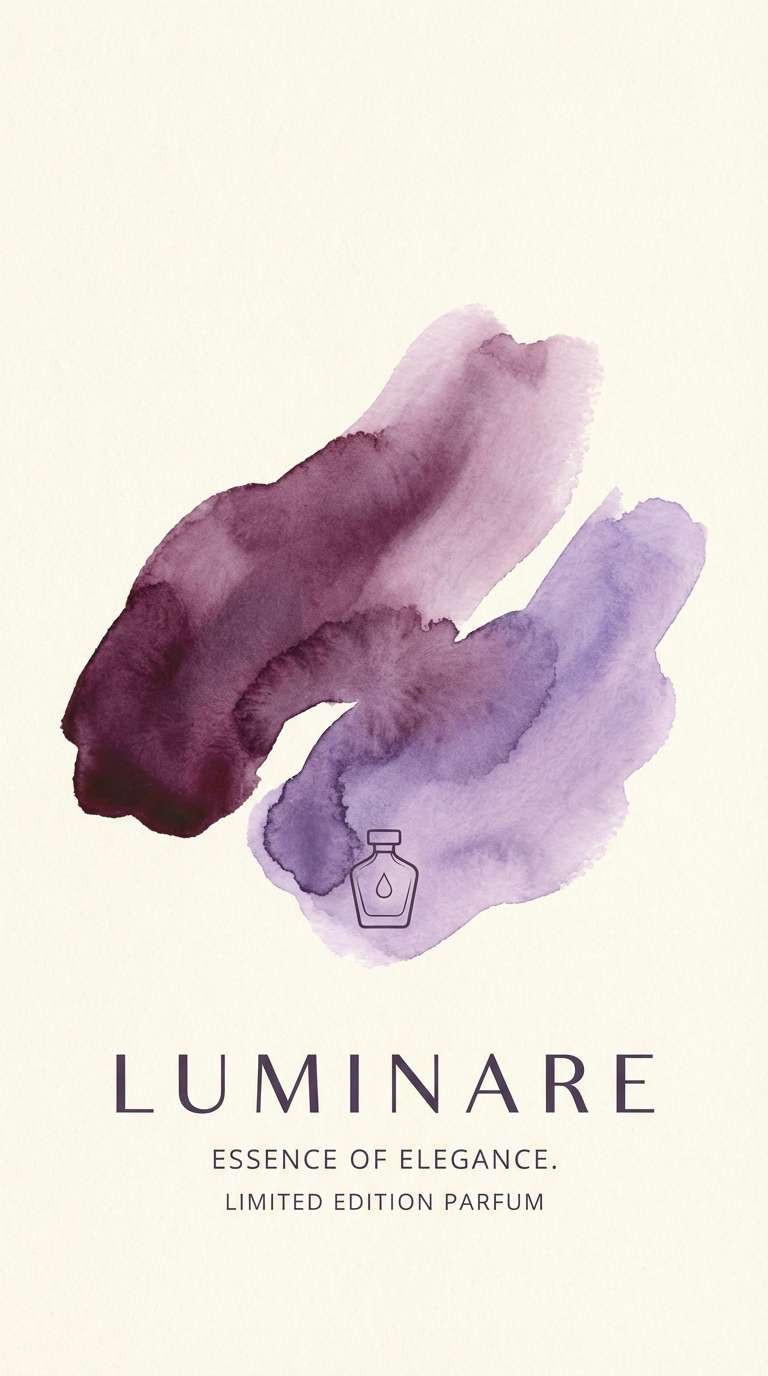 plum luxury ad design