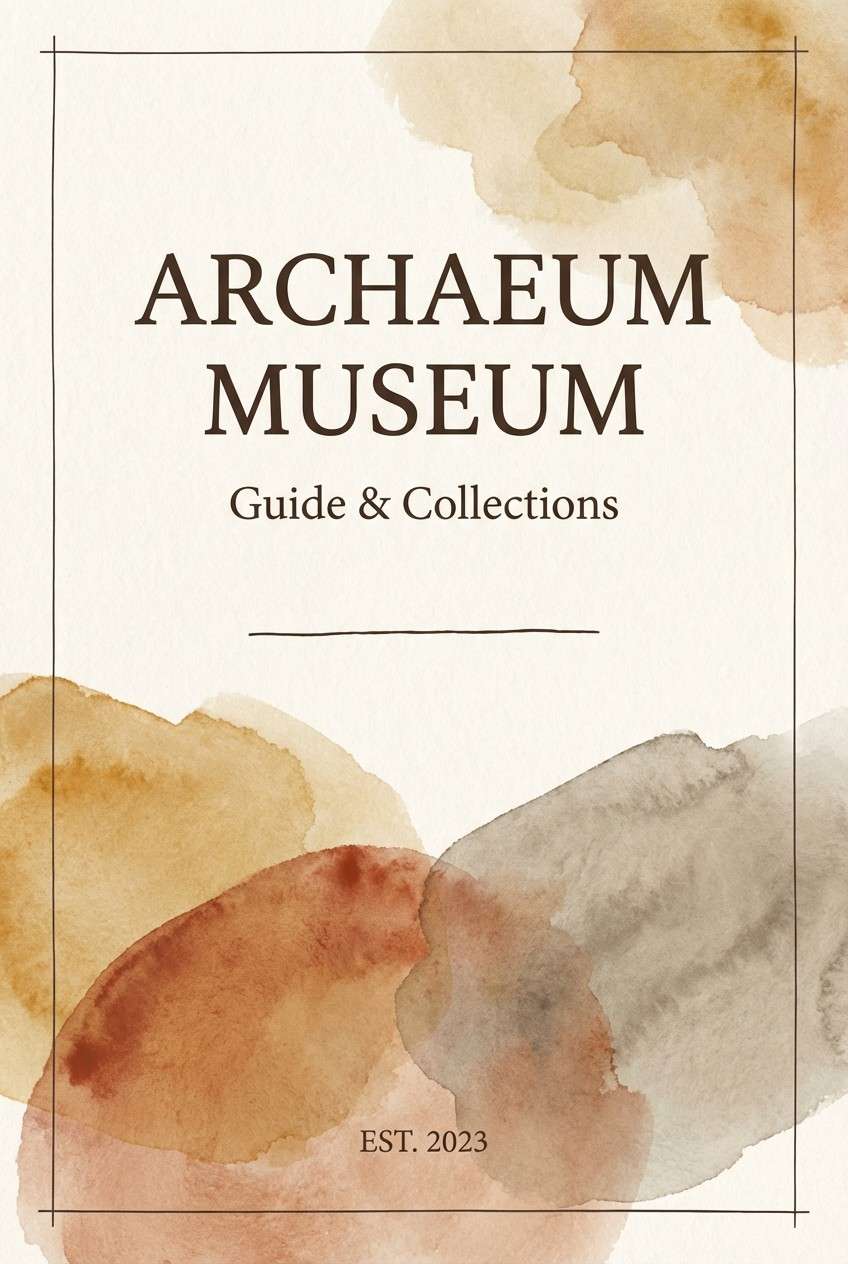 sepia museum brochure cover