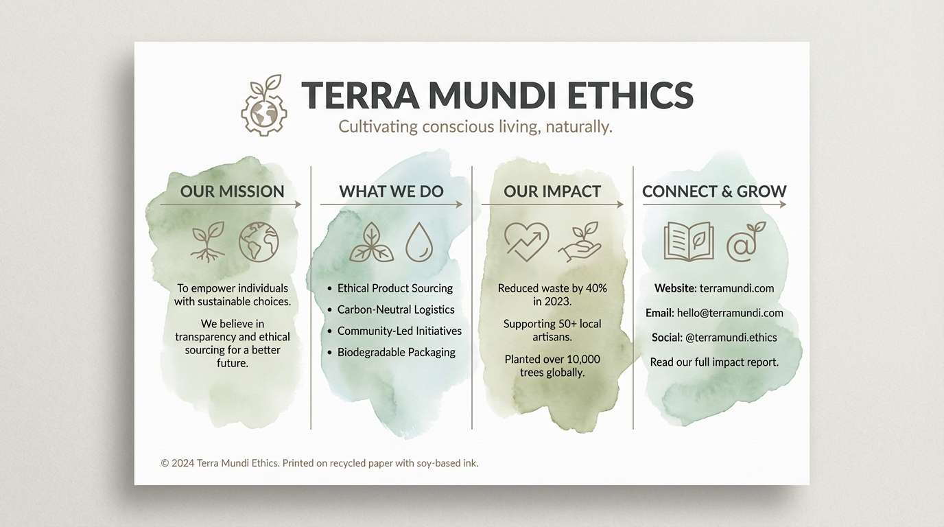 sage eco brand layout