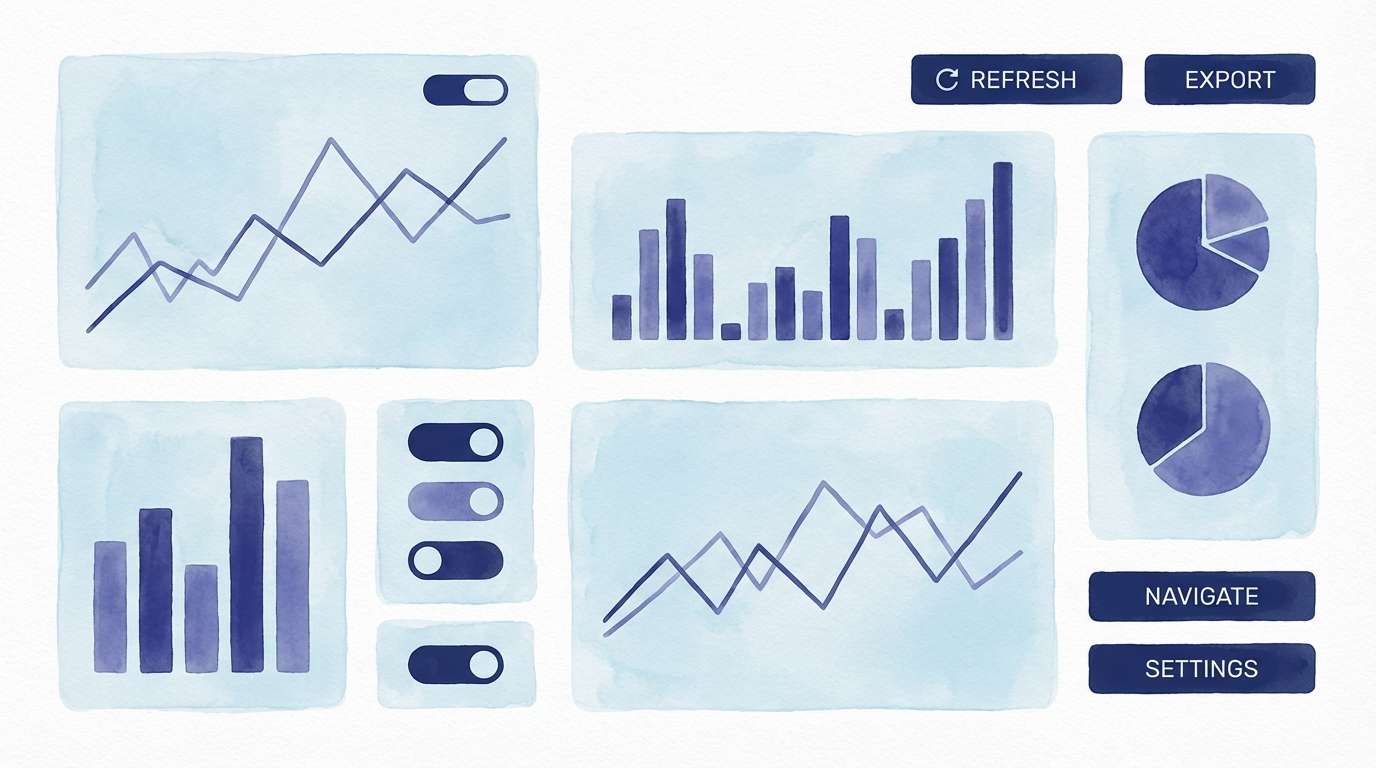 indigo analytics dashboard ui