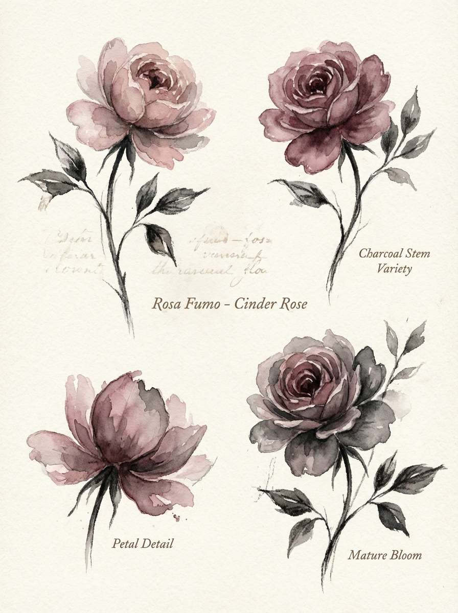 watercolor rose illustration