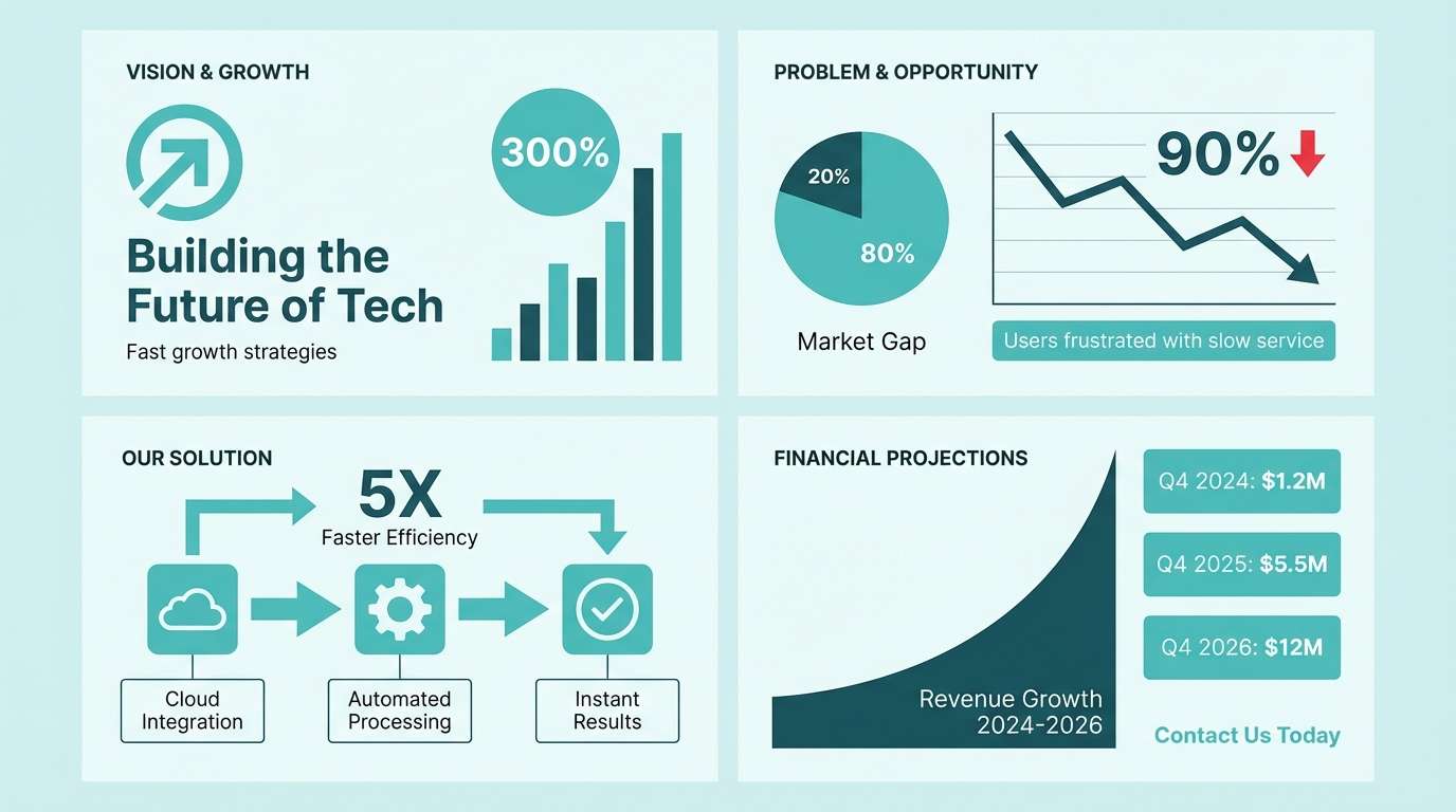 startup pitch deck slides