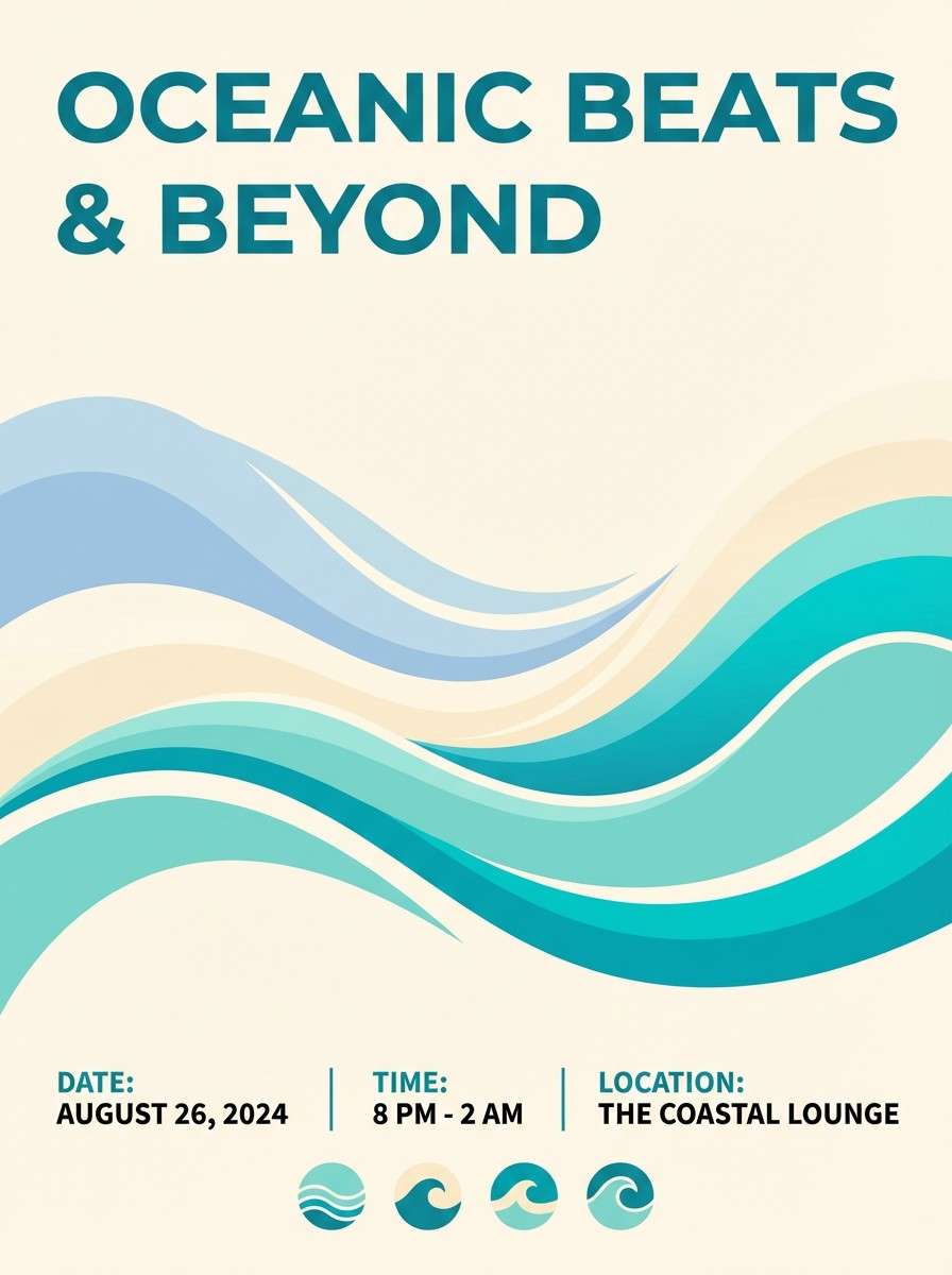 summer event flyer design