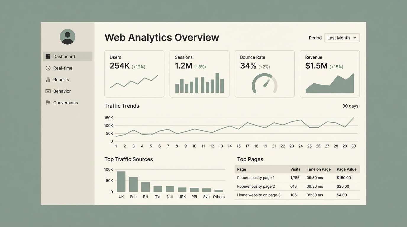 web dashboard ui cards
