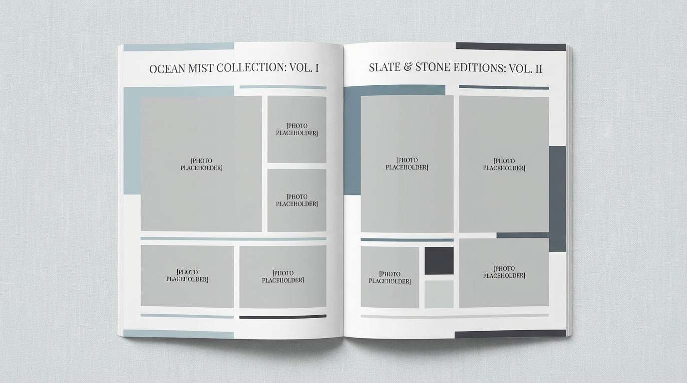 ocean mist editorial layout