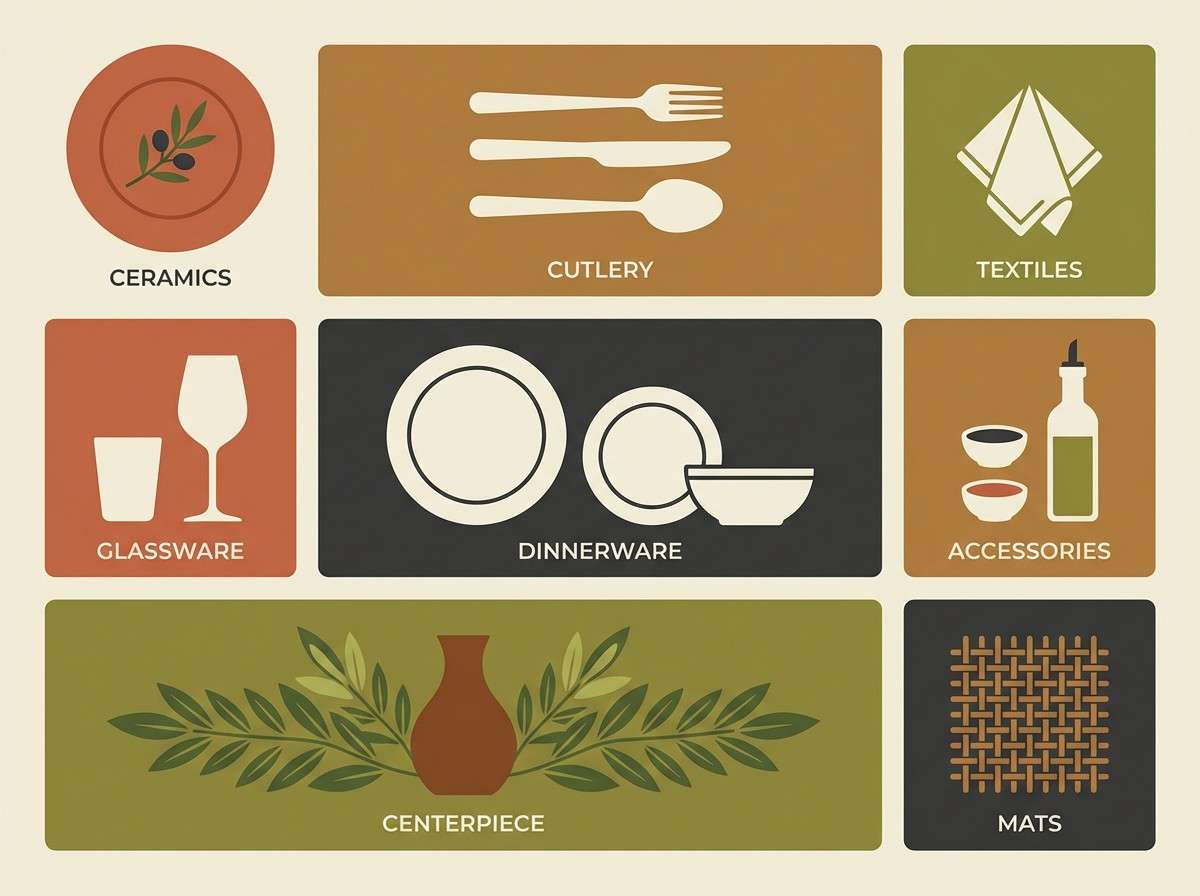 earthy table moodboard