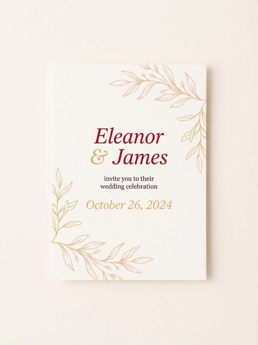 wedding invitation card