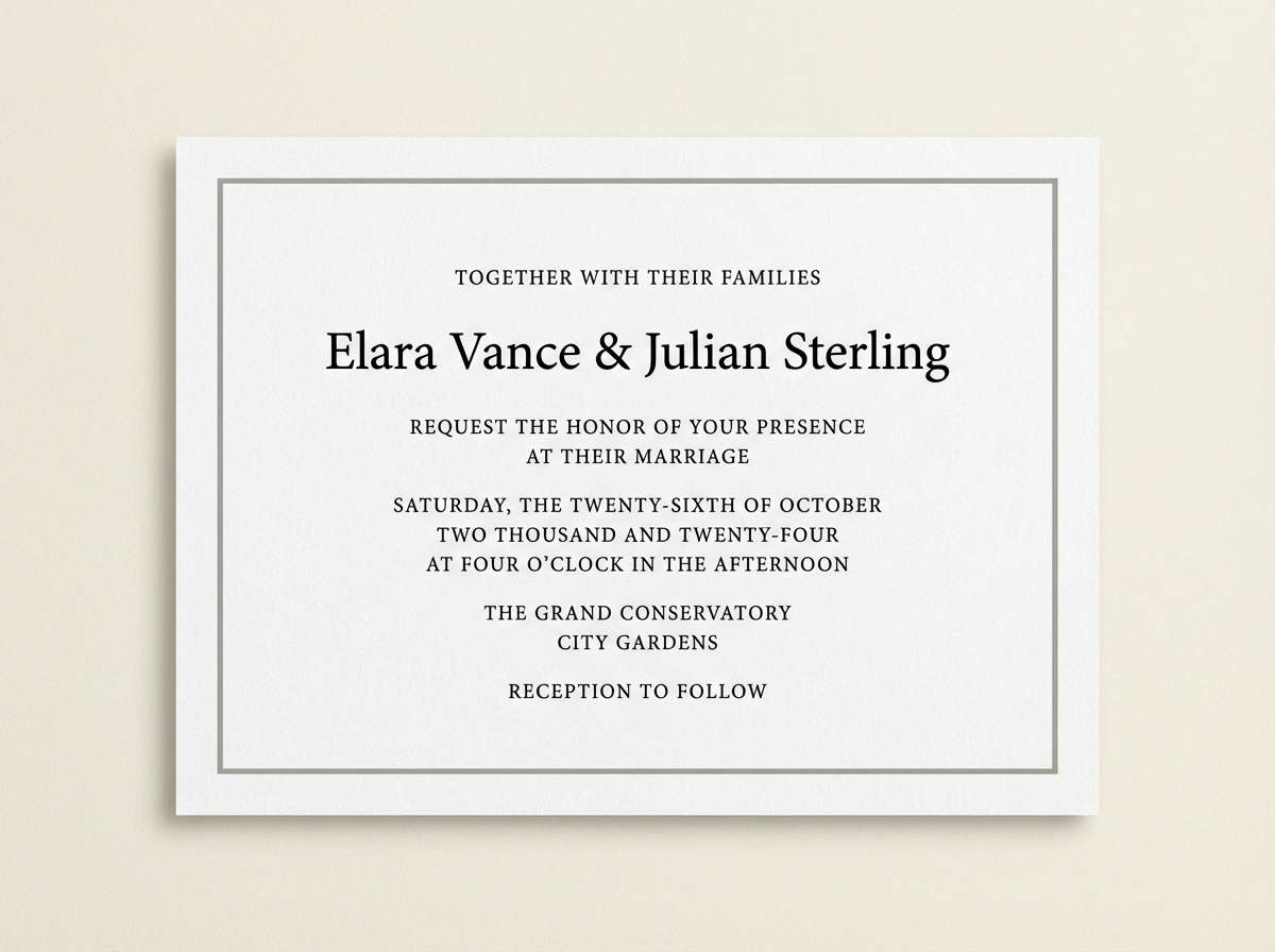 wedding invitation design