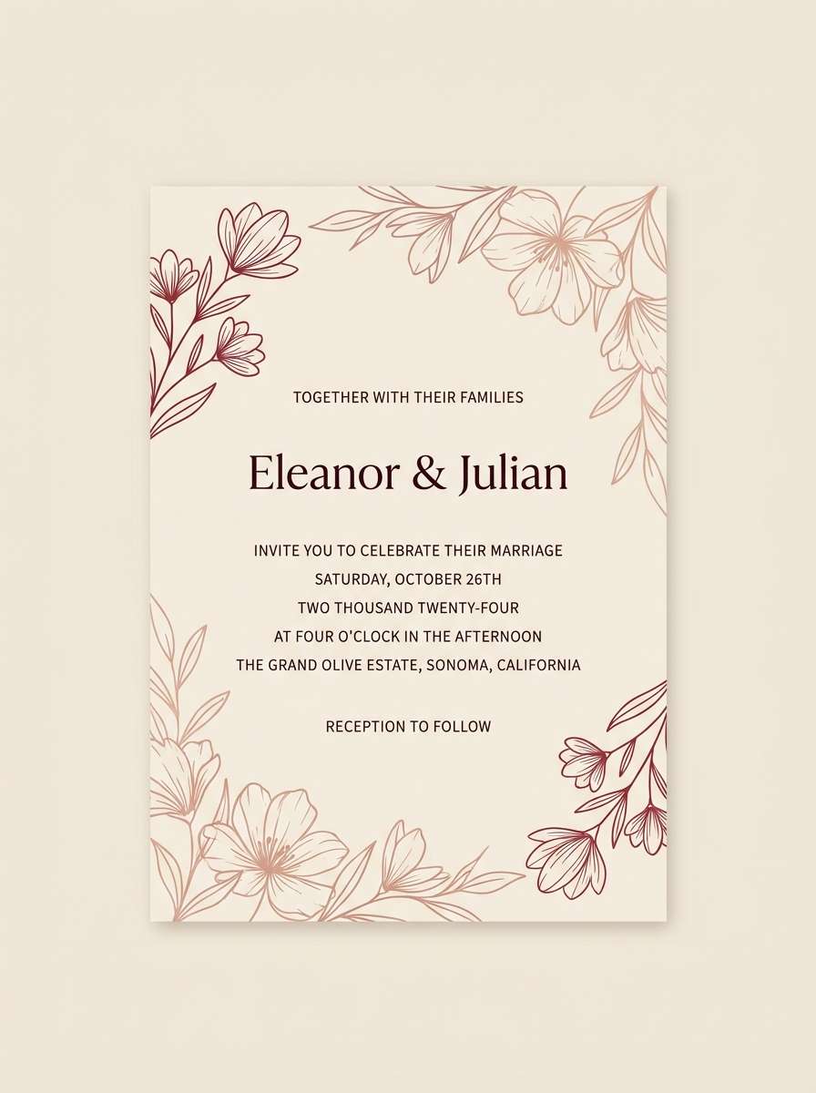 wedding invitation design