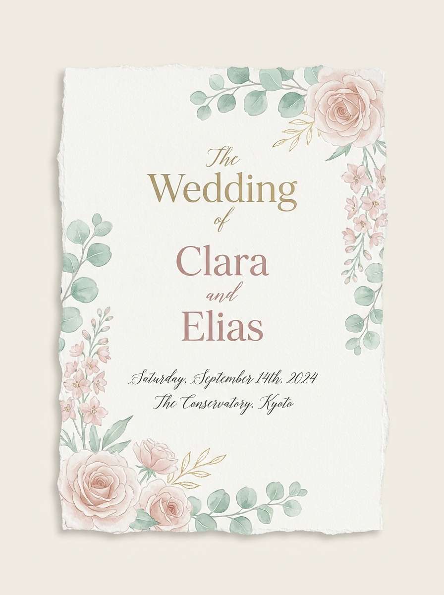 wedding invitation design