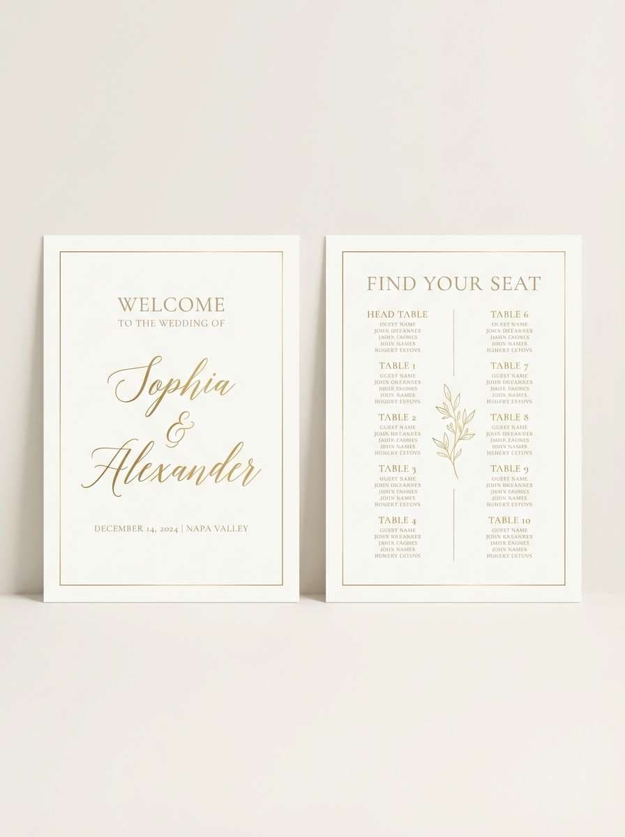 wedding signage design