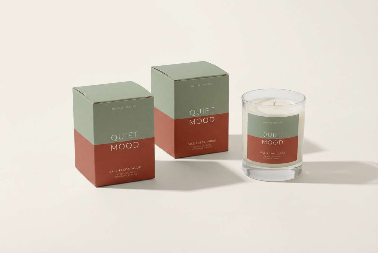 wellness candle packaging