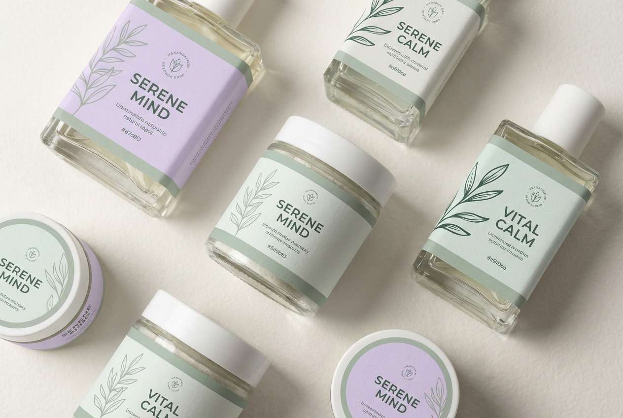 wellness label packaging