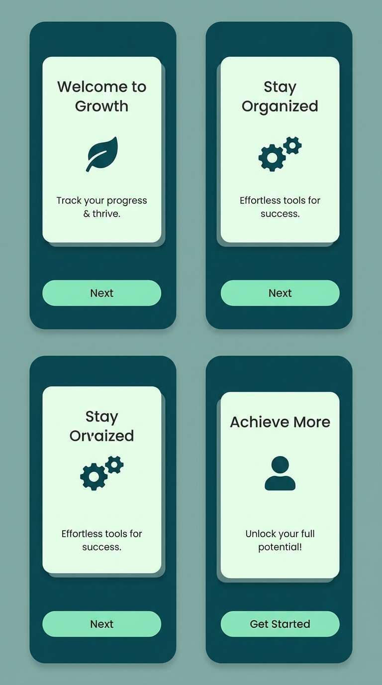 wellness onboarding ui