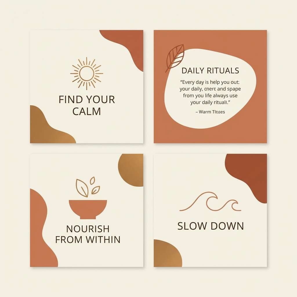 wellness social templates