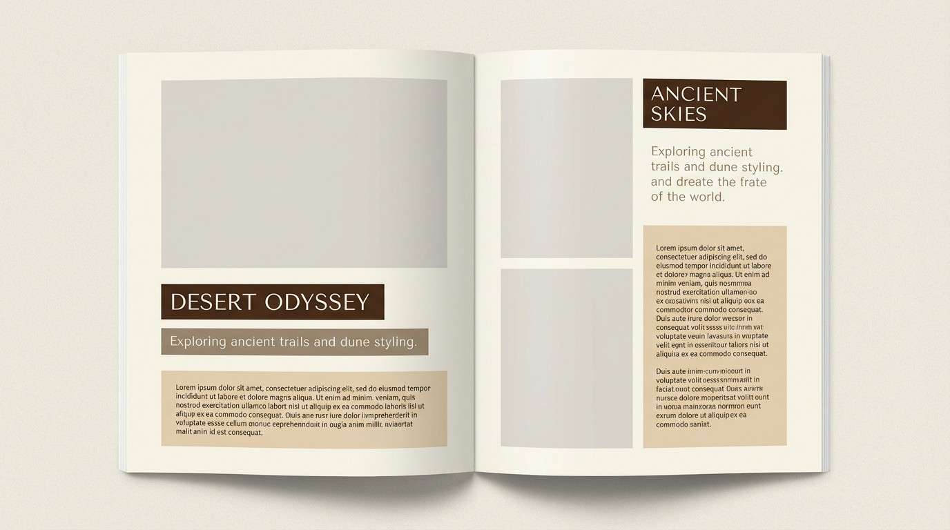 travel editorial layout