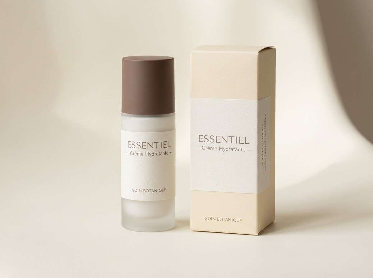 minimal skincare packaging