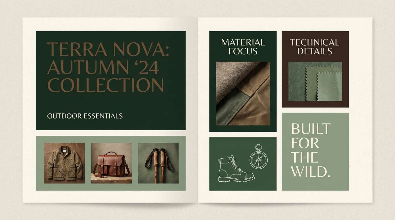 outdoor lookbook spread