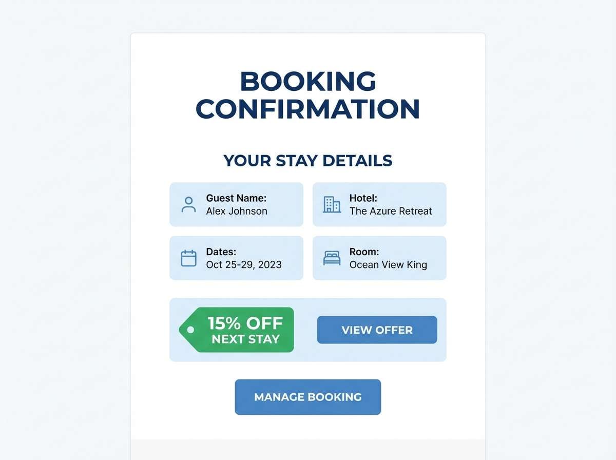 hotel email template