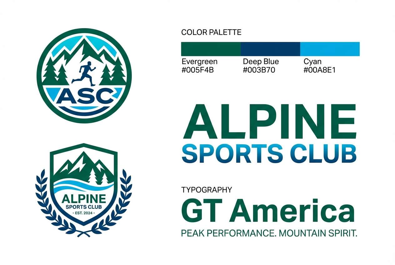 sports branding board