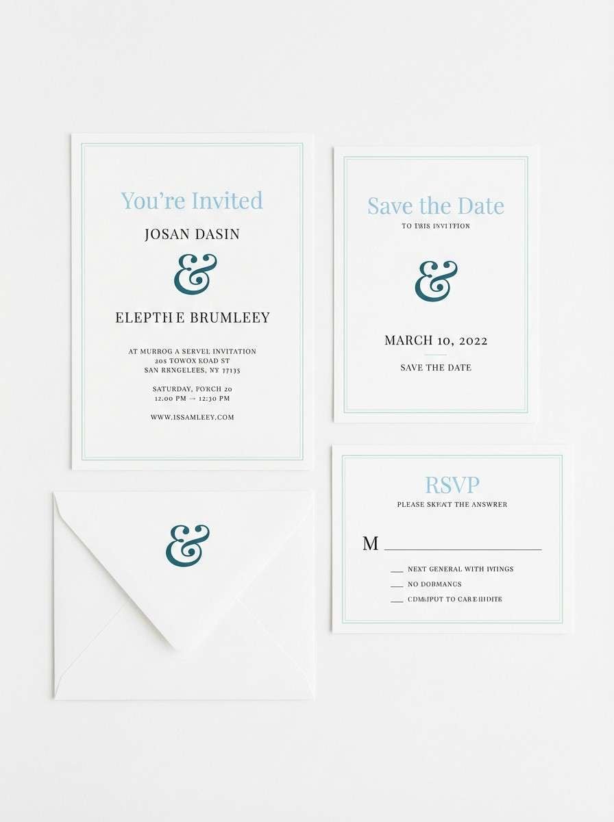 wedding invitation suite
