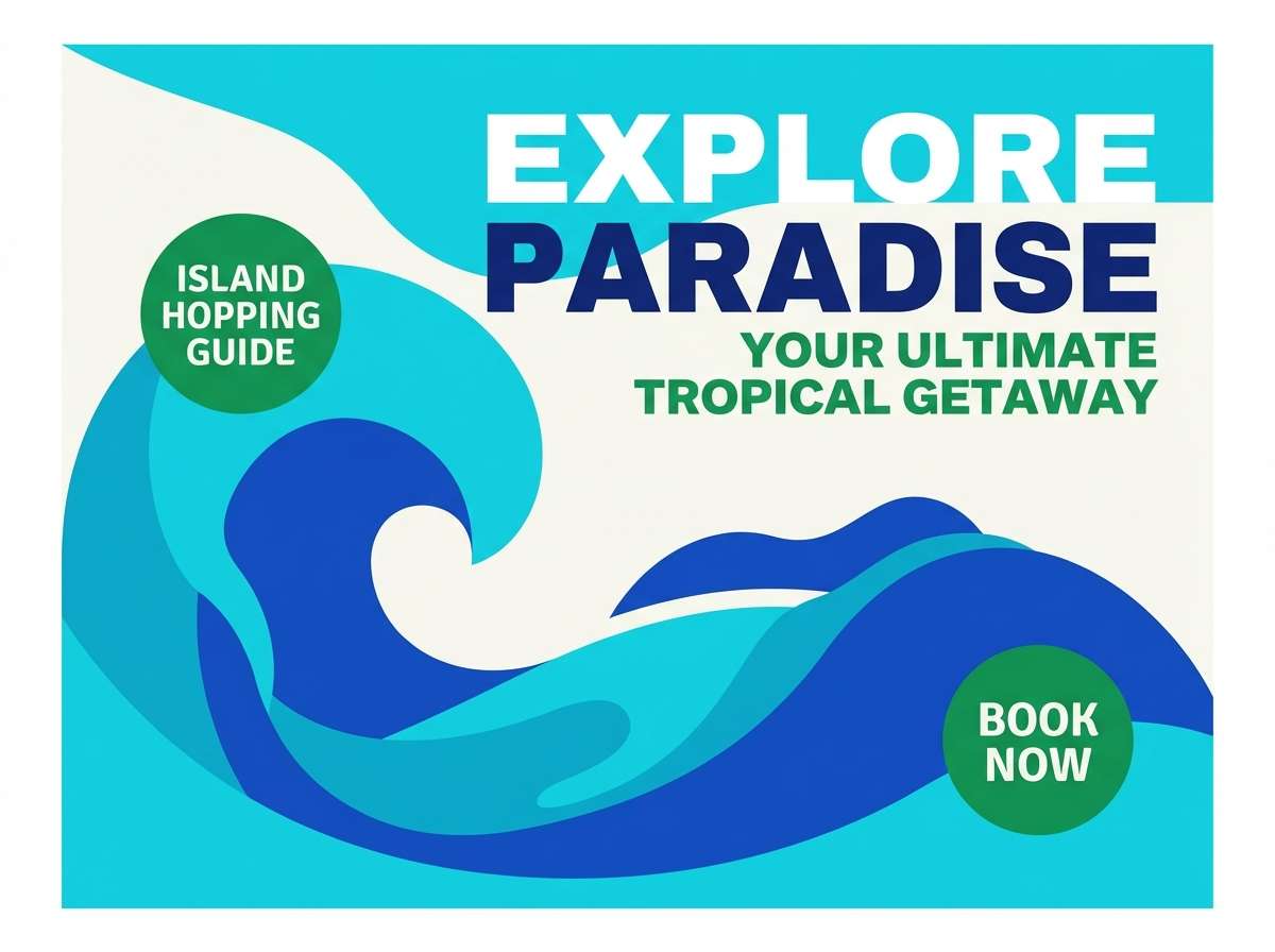 travel brochure cover design