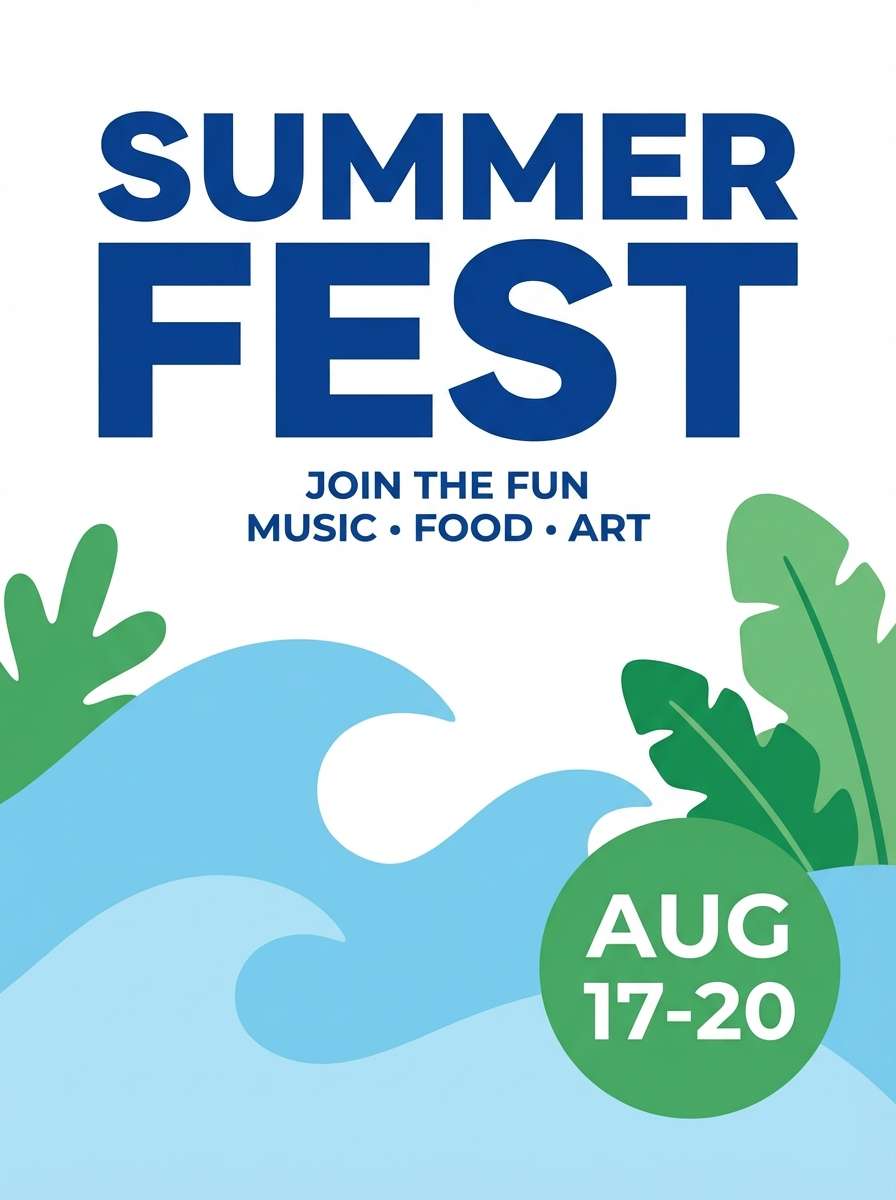 summer event poster