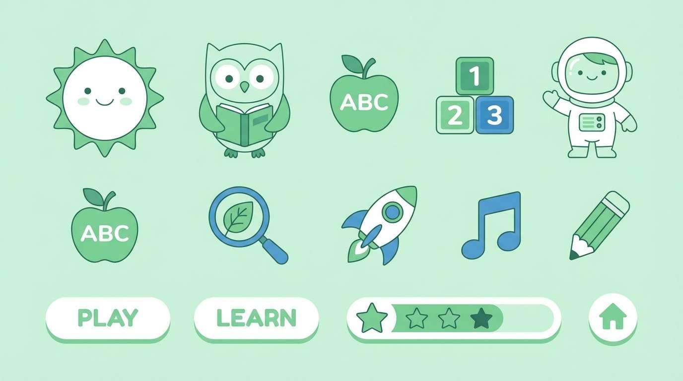 kids learning illustrations