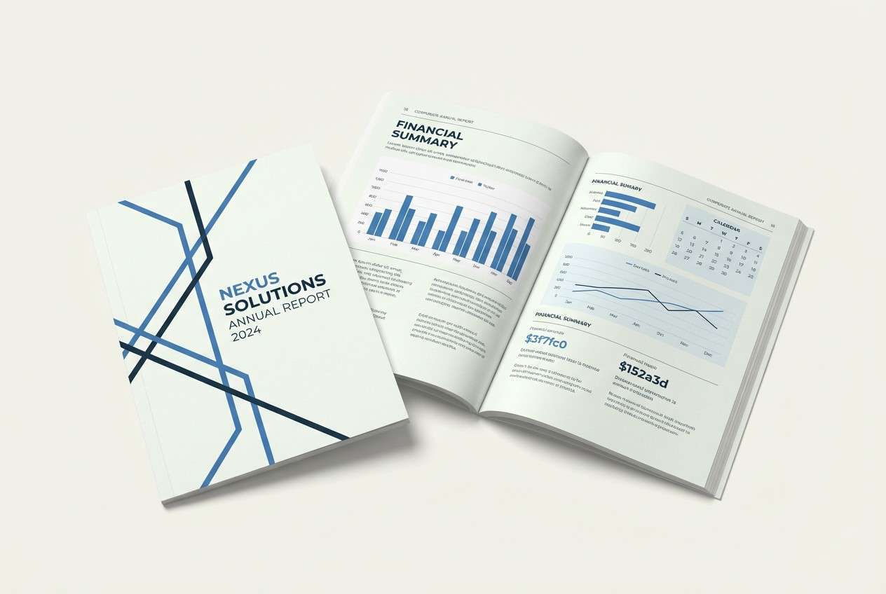 annual report layout