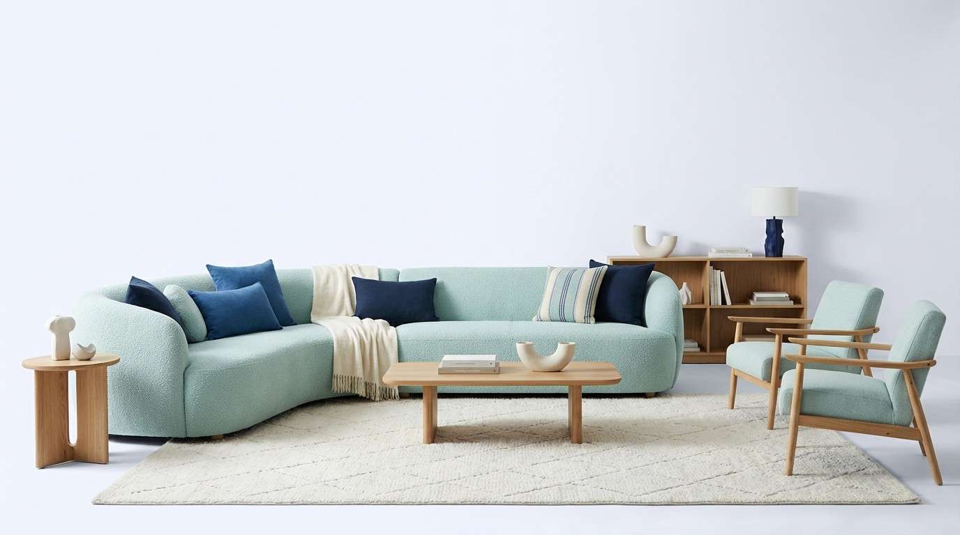 modern living room styling