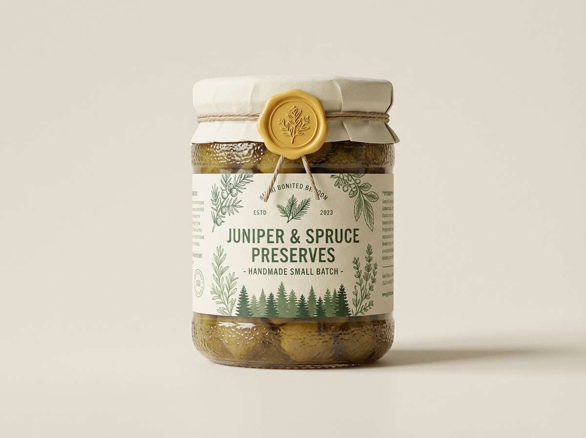 artisan jar label